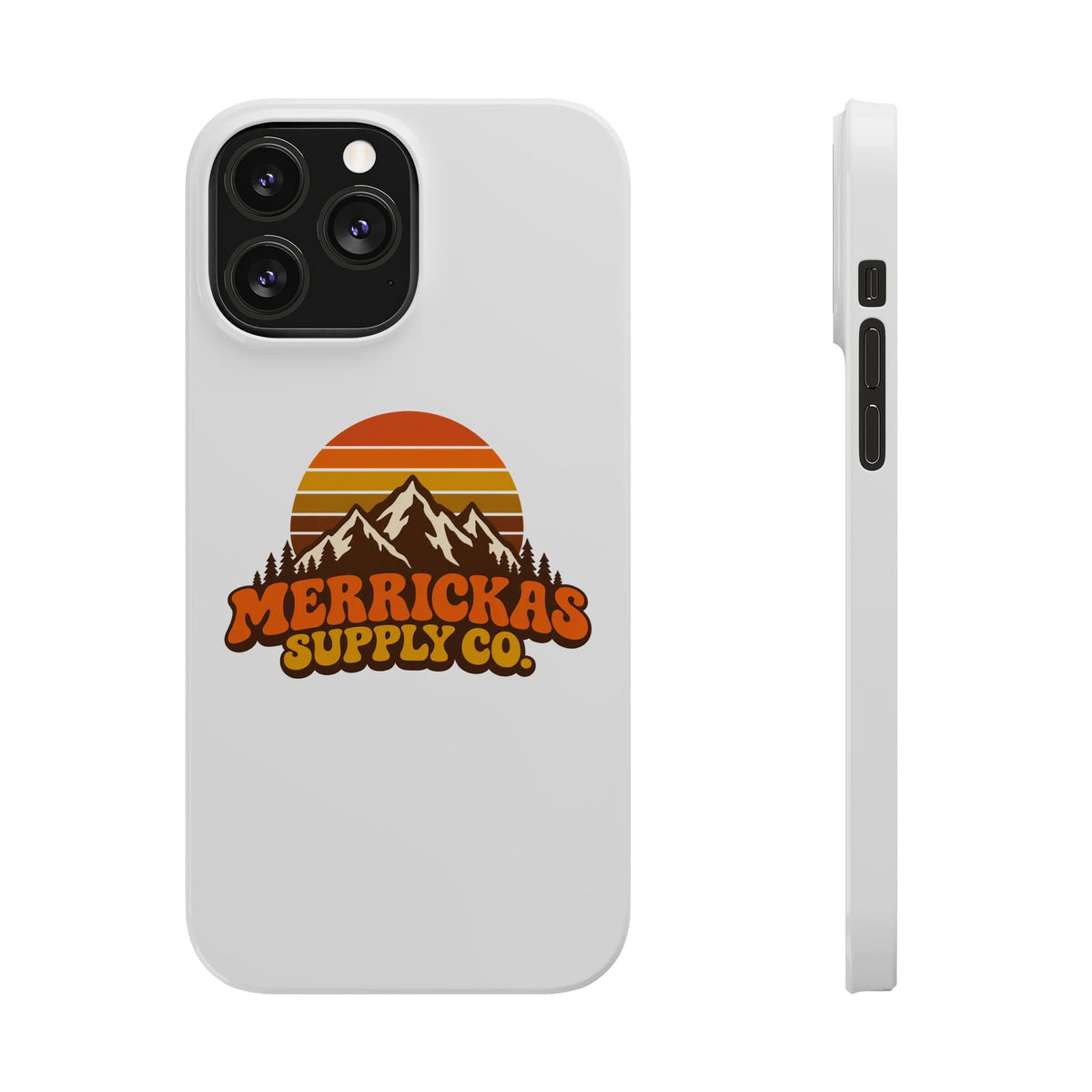 Merrickas Retro Sunset Mountain Phone Case