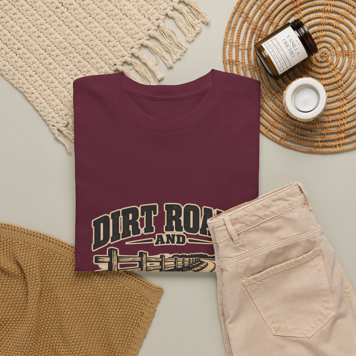 Dirt Roads And Country Codes Classic Tee