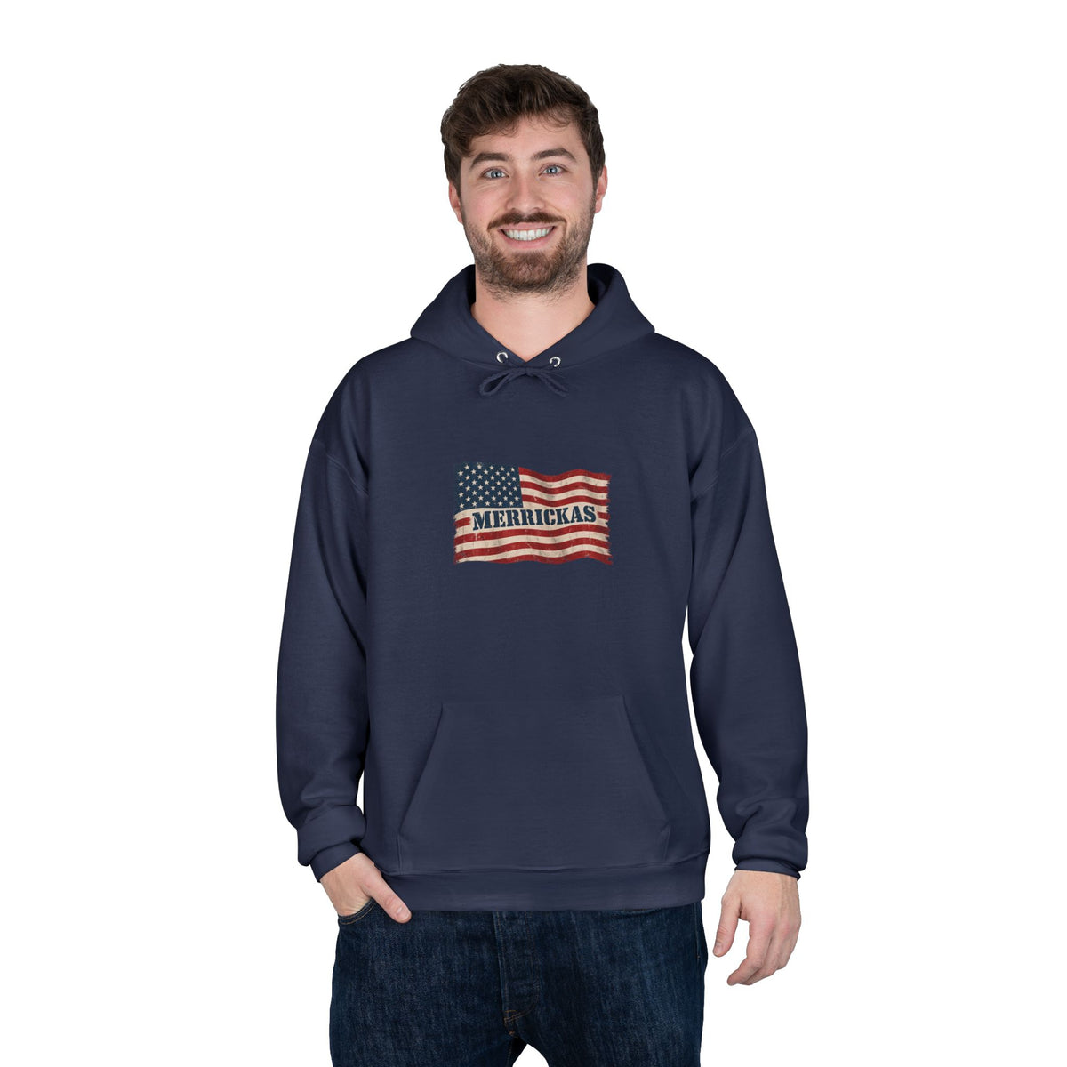 Merrickas Flag Heavyweight Hoodie