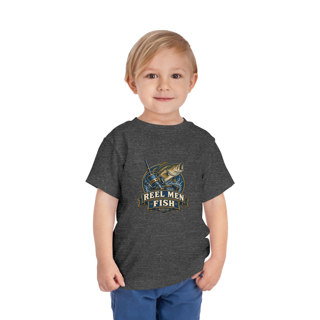 Reel Men Fish Toddler Tee