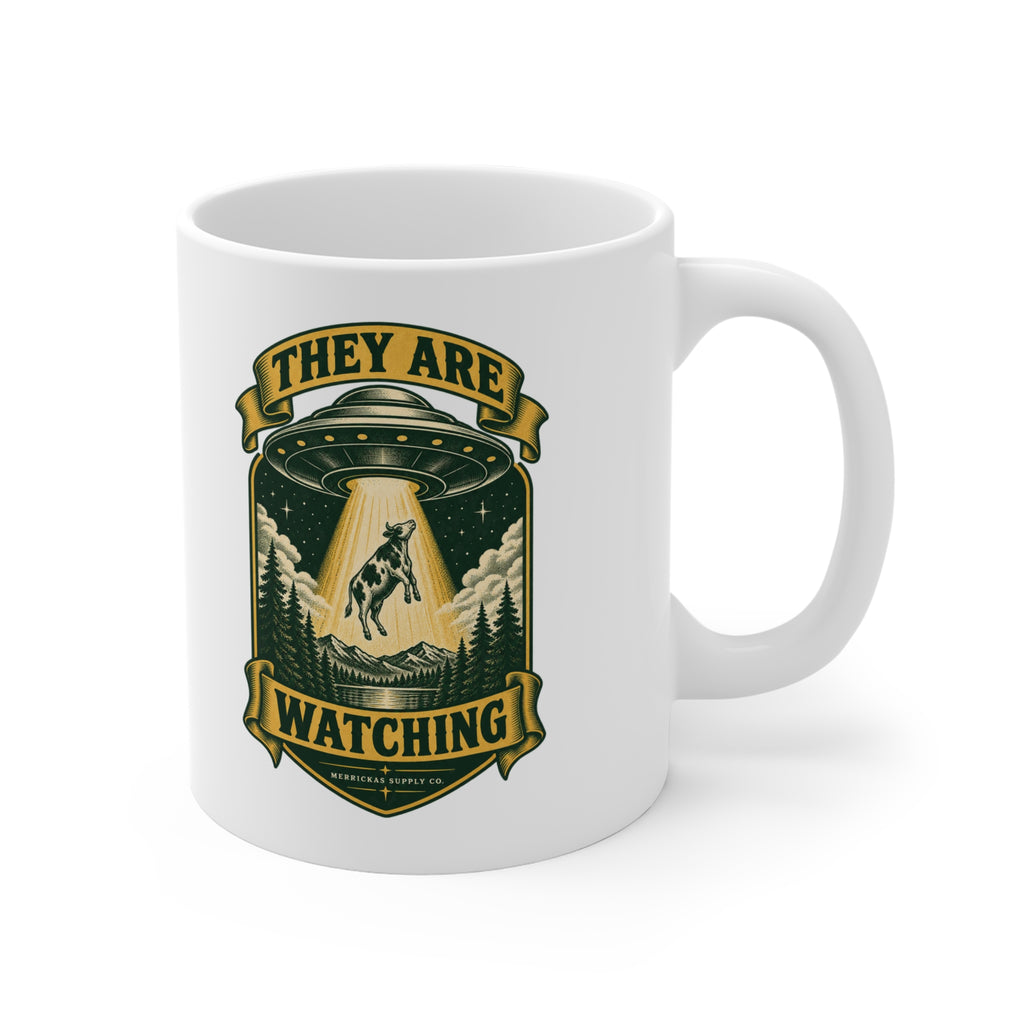 They Are Watching Coffee Mug 11oz