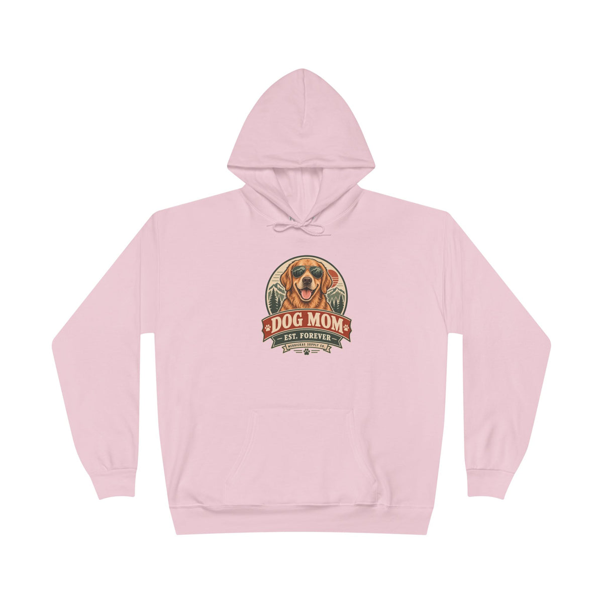 Dog Mom Est. Forever Heavyweight Hoodie