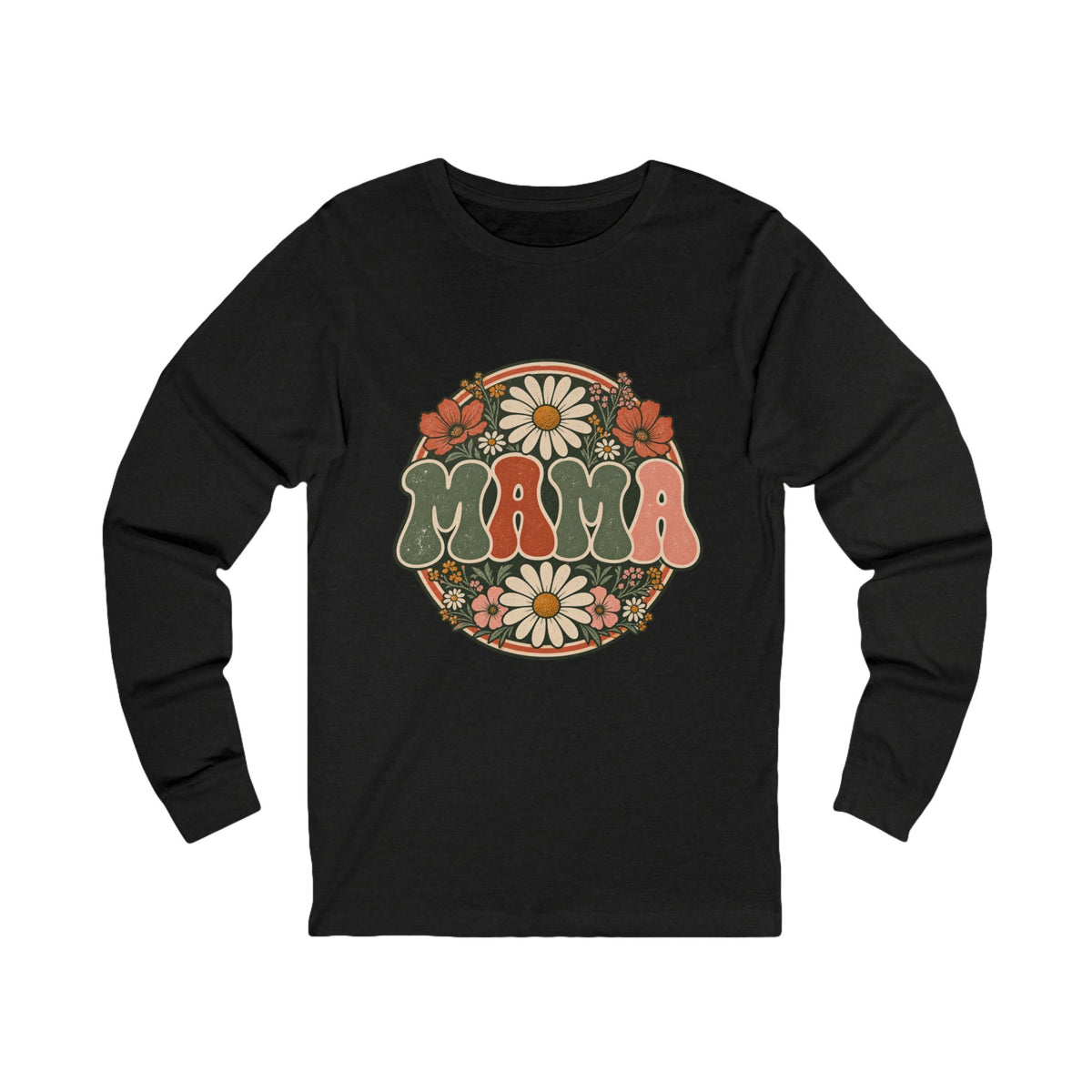Mama Wildflower Long Sleeve Tee