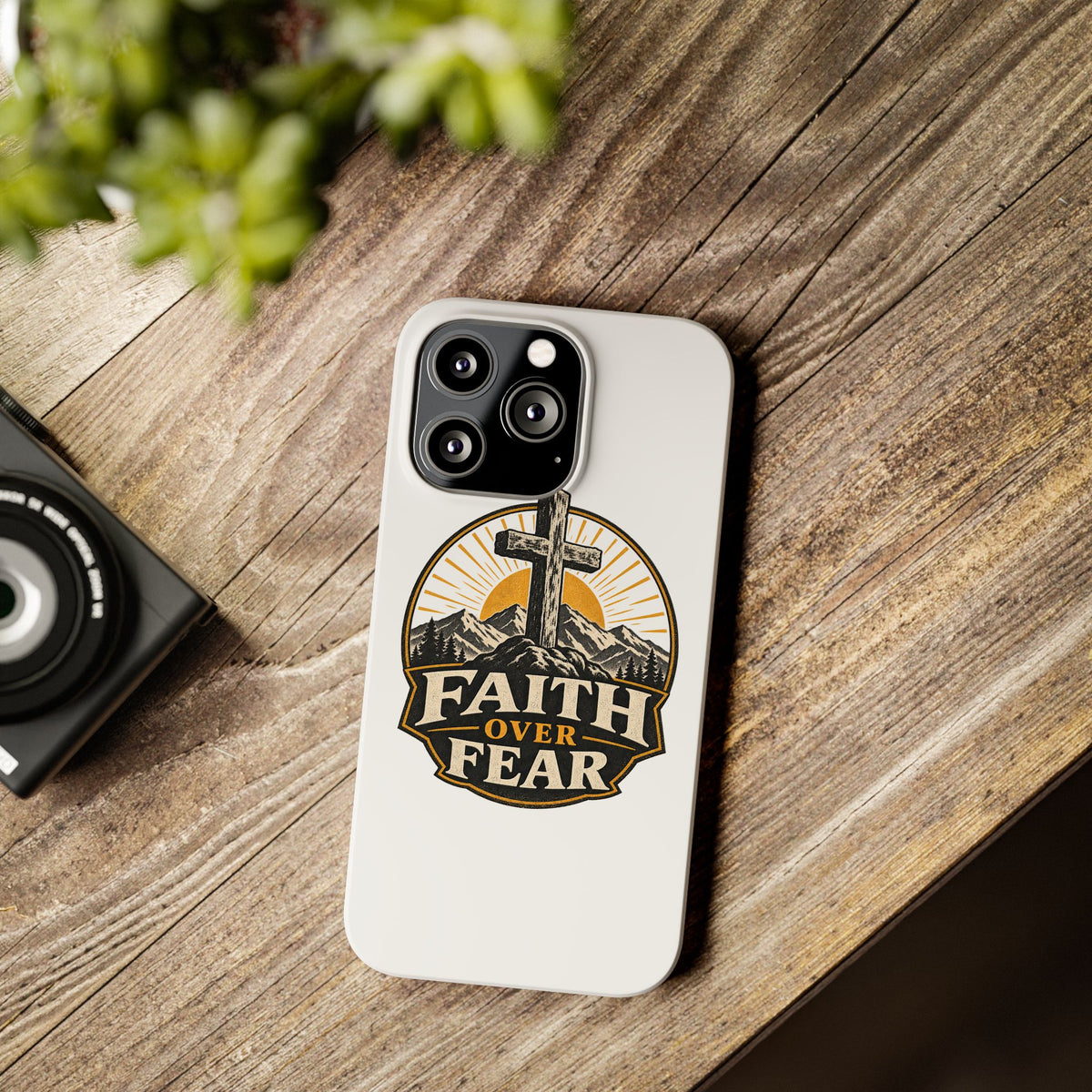 Faith Over Fear Phone Case