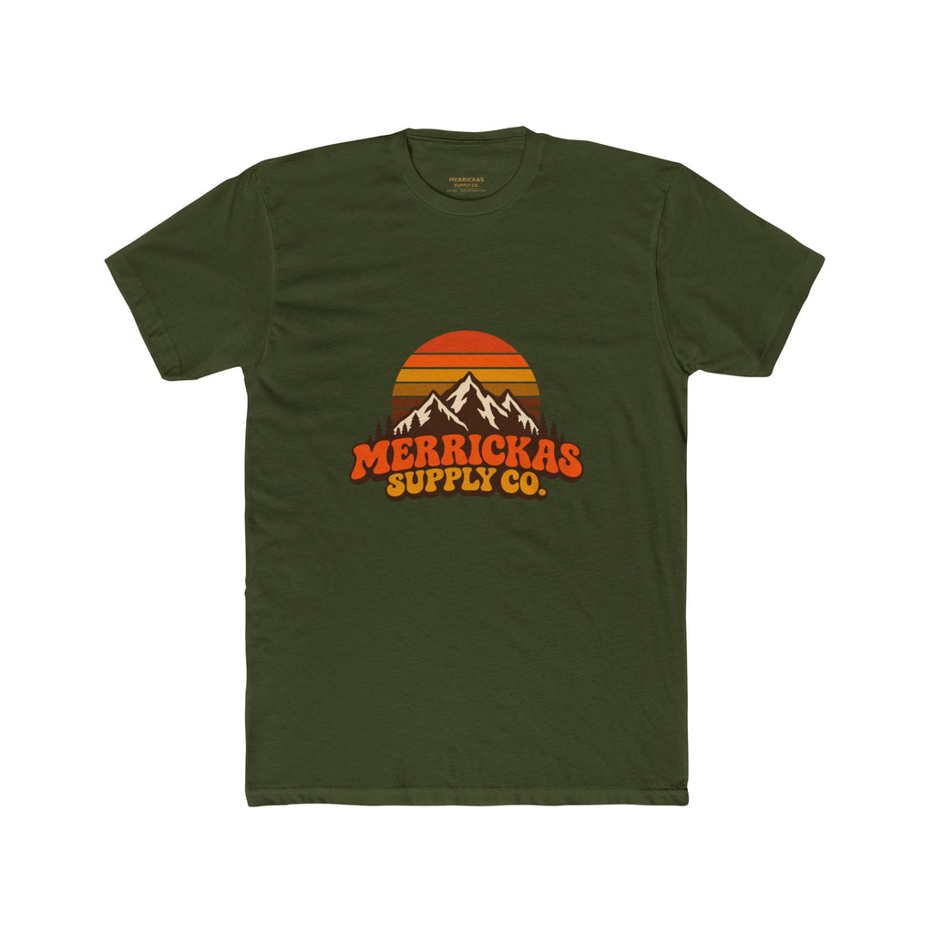 Merrickas Retro Sunset Mountain T-Shirt
