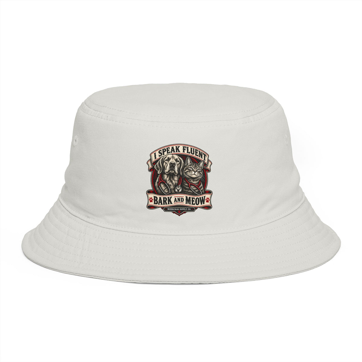 I Speak Fluent Bark And Meow Bucket Hat