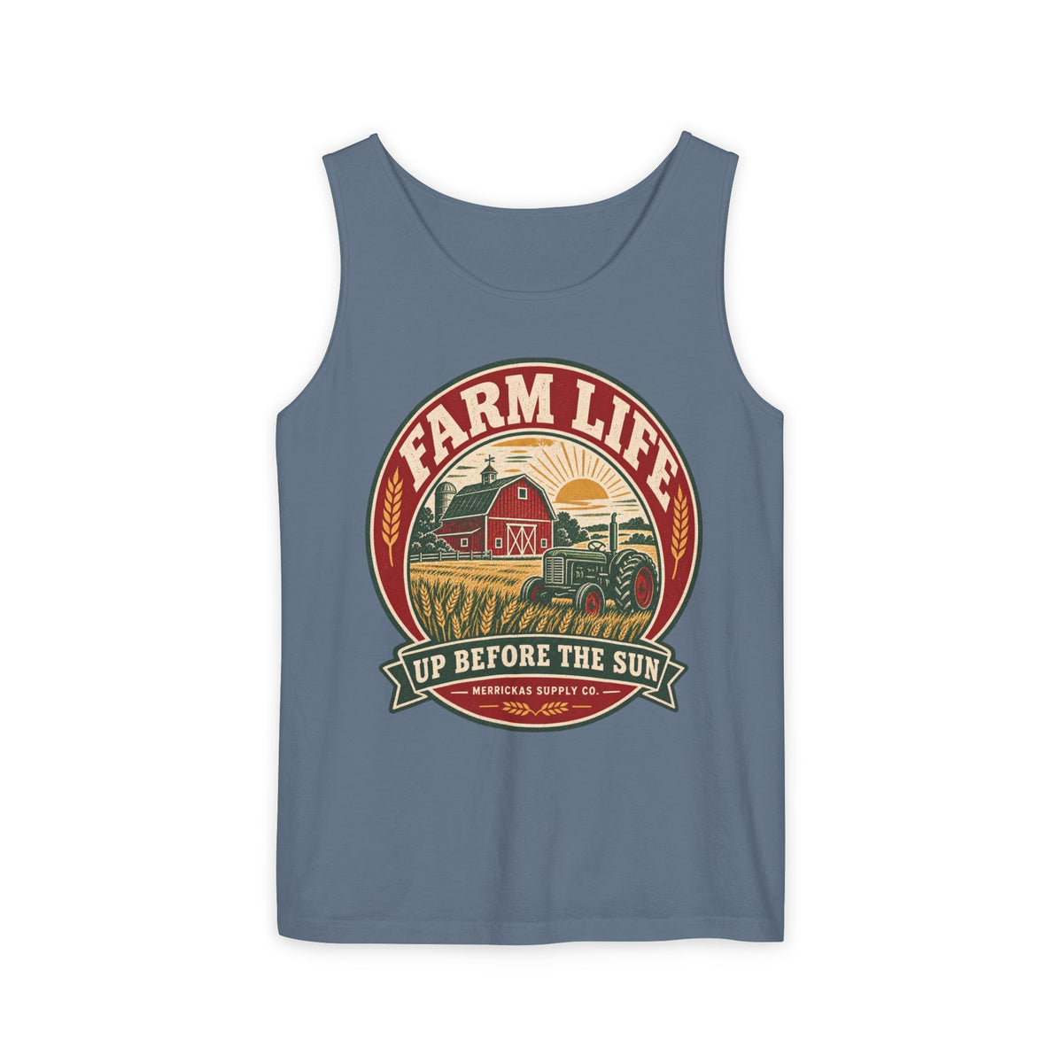 Farm Life Garment-Dyed Tank