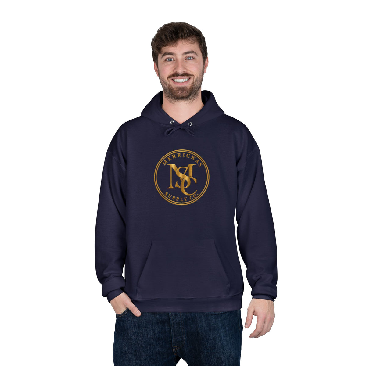 Merrickas Gold MSC Monogram Hoodie