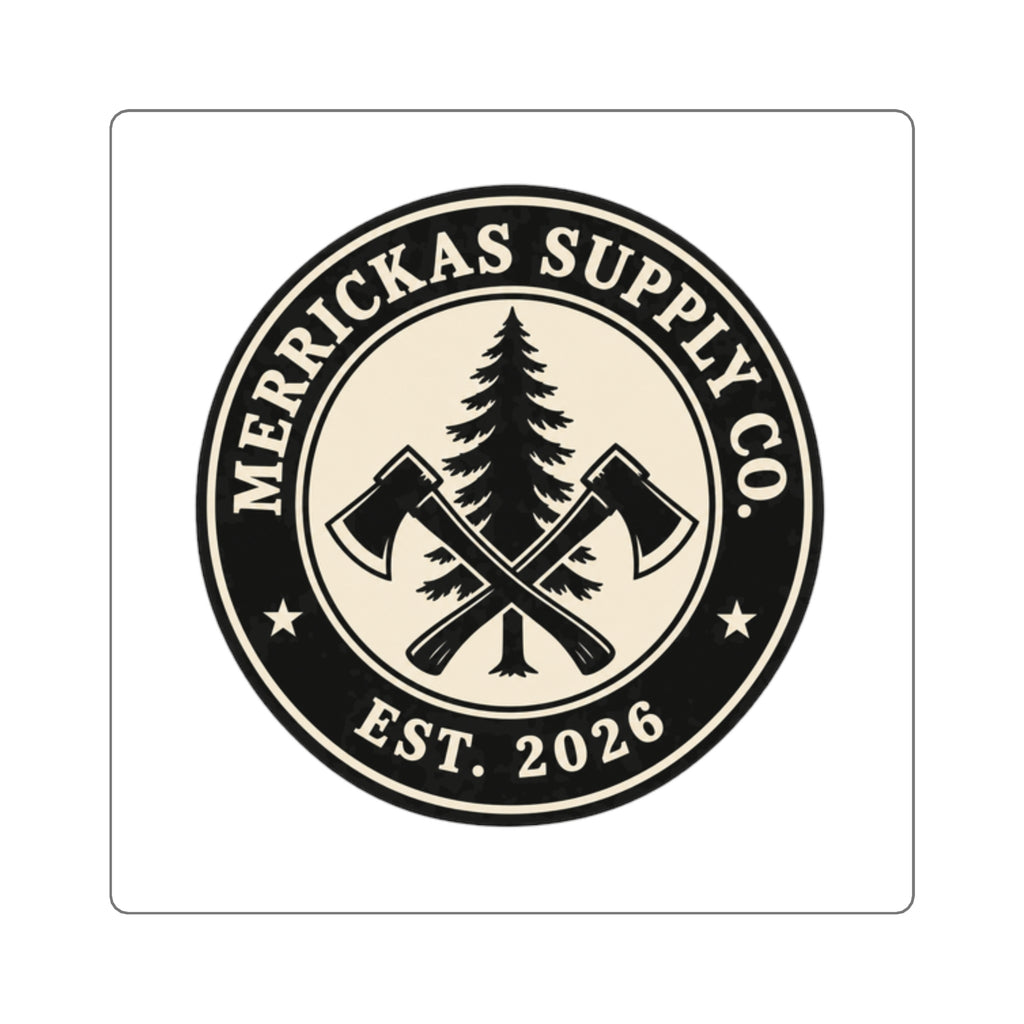 Merrickas Heritage Axe Badge Sticker
