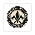 Merrickas Heritage Axe Badge Sticker