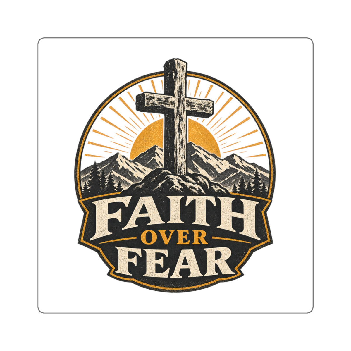 Faith Over Fear Sticker