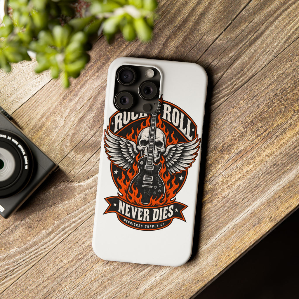 Rock N Roll Never Dies Phone Case