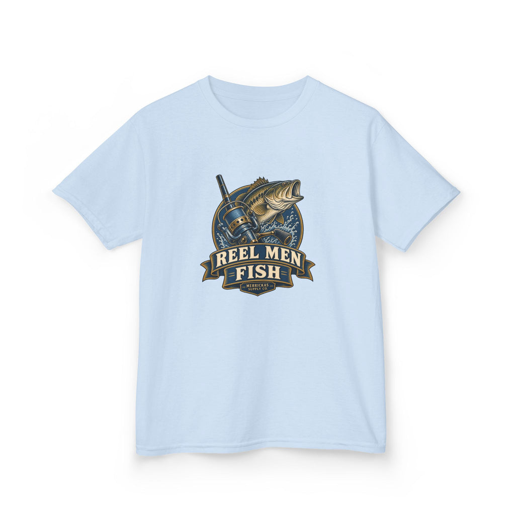 Reel Men Fish Kids Tee