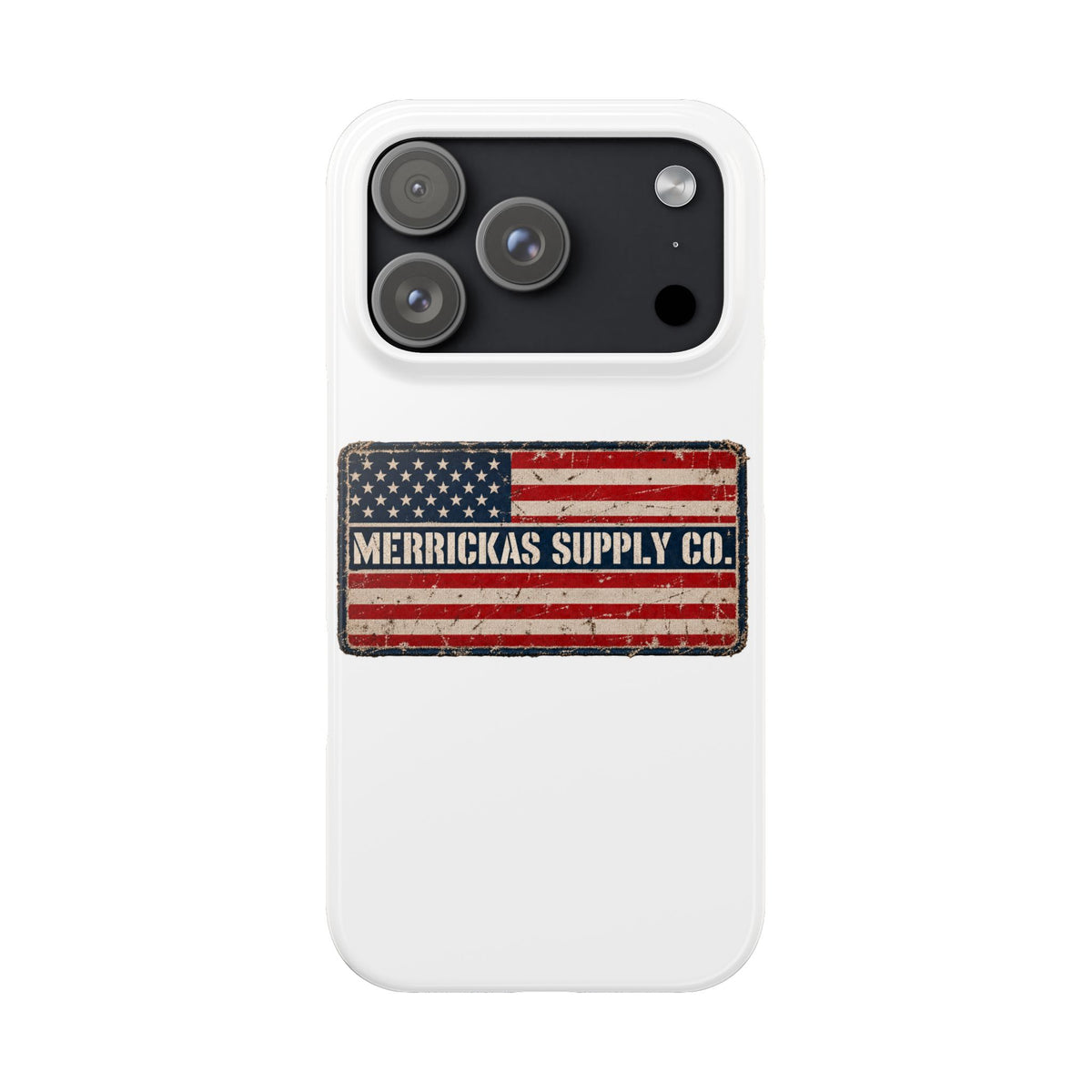 Merrickas American Flag Patch Phone Case