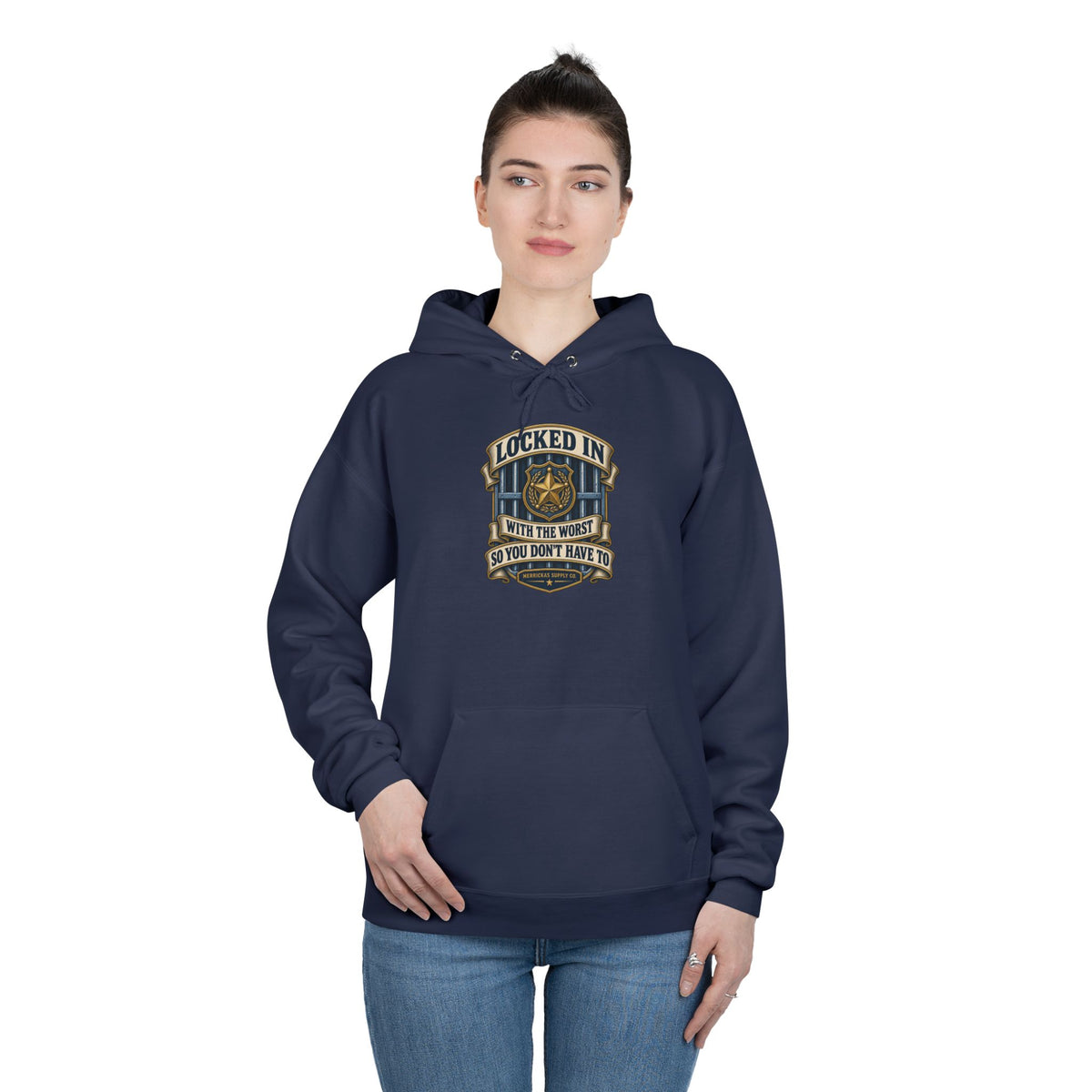 Locked In With The Worst So You Don't Have To Heavyweight Hoodie