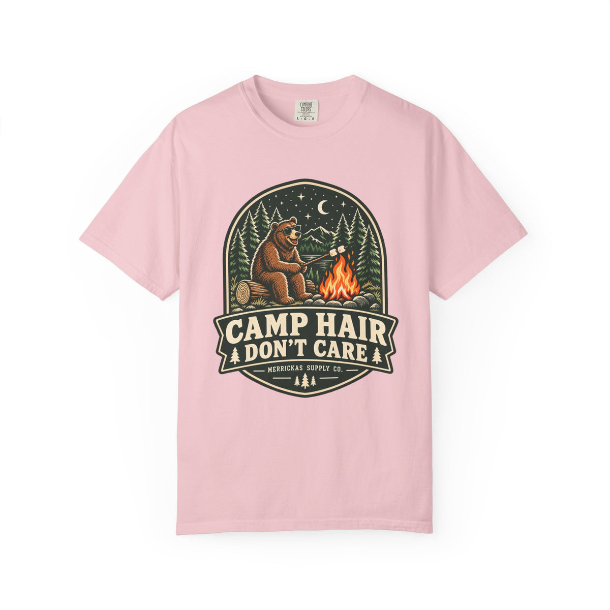 Camp Hair Don't Care Garment-Dyed Tee
