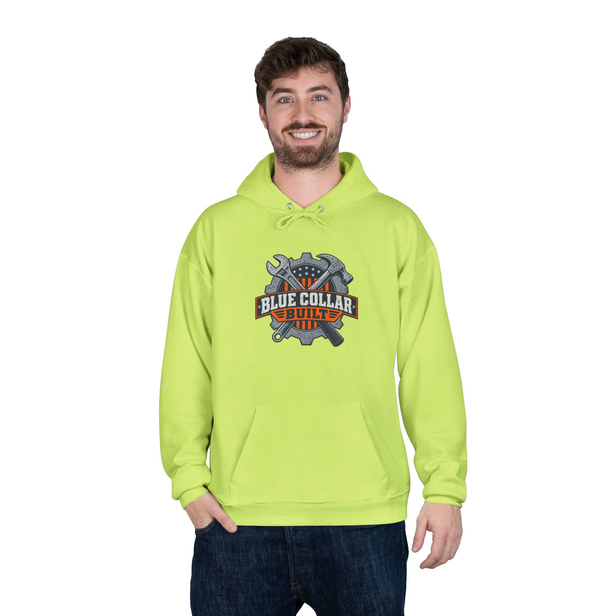 Blue Collar Built Hoodie