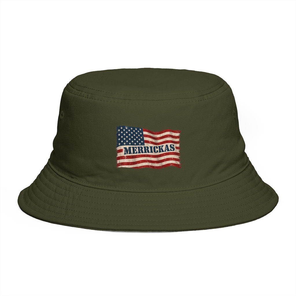Merrickas Flag Bucket Hat