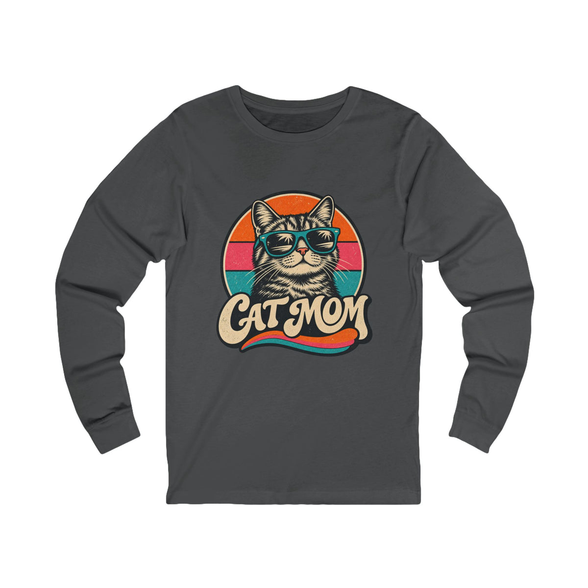 Cat Mom Long Sleeve Tee
