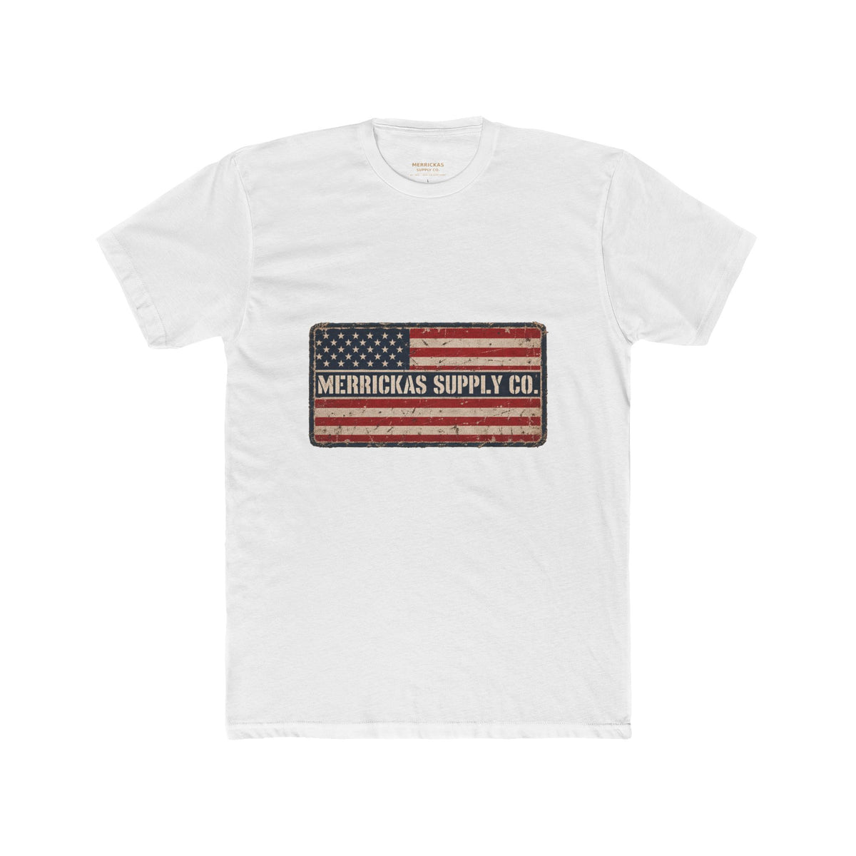 Merrickas American Flag Patch T-Shirt