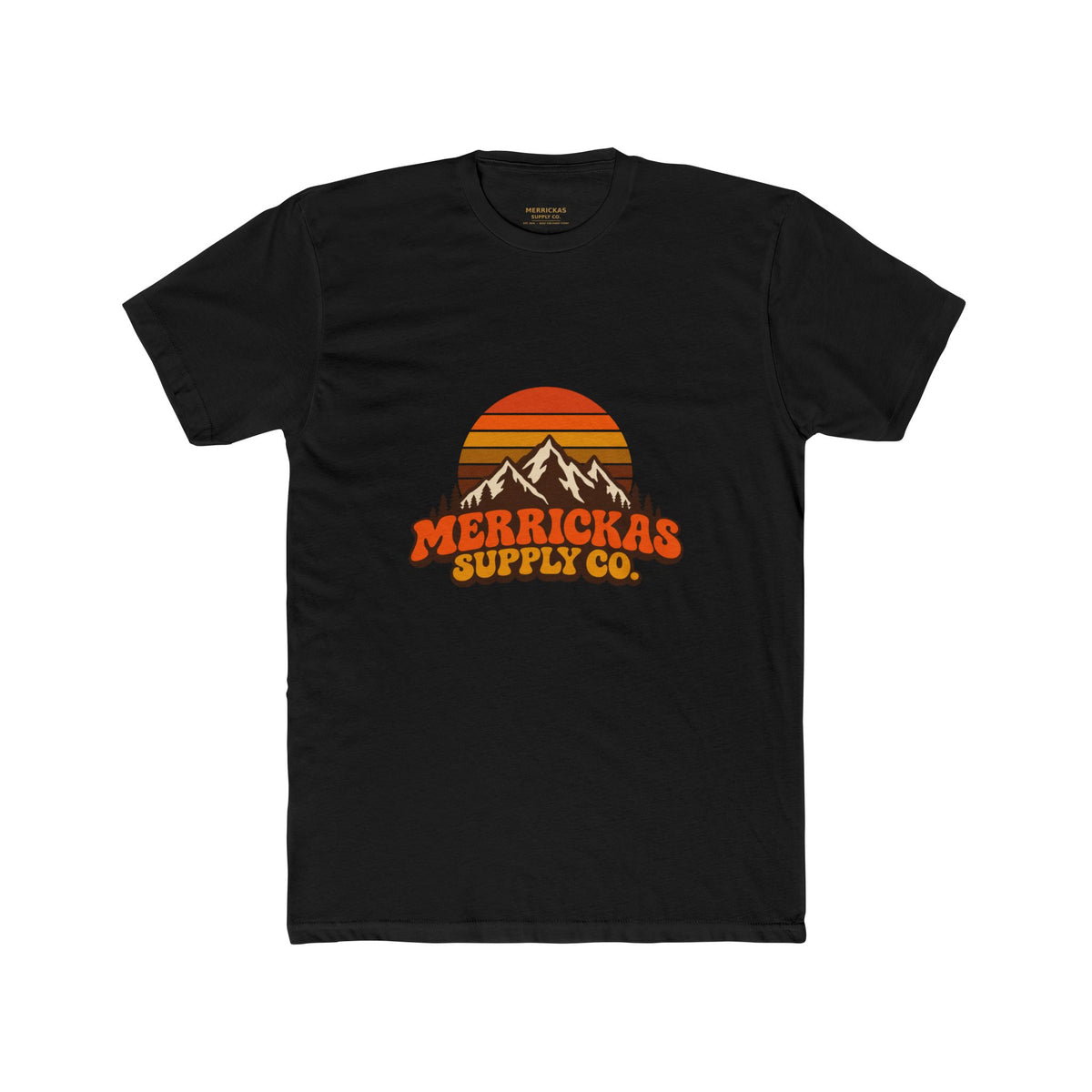Merrickas Retro Sunset Mountain T-Shirt