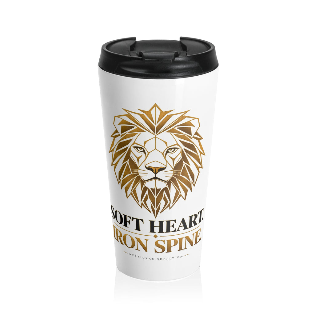 Soft Heart Iron Spine Travel Mug
