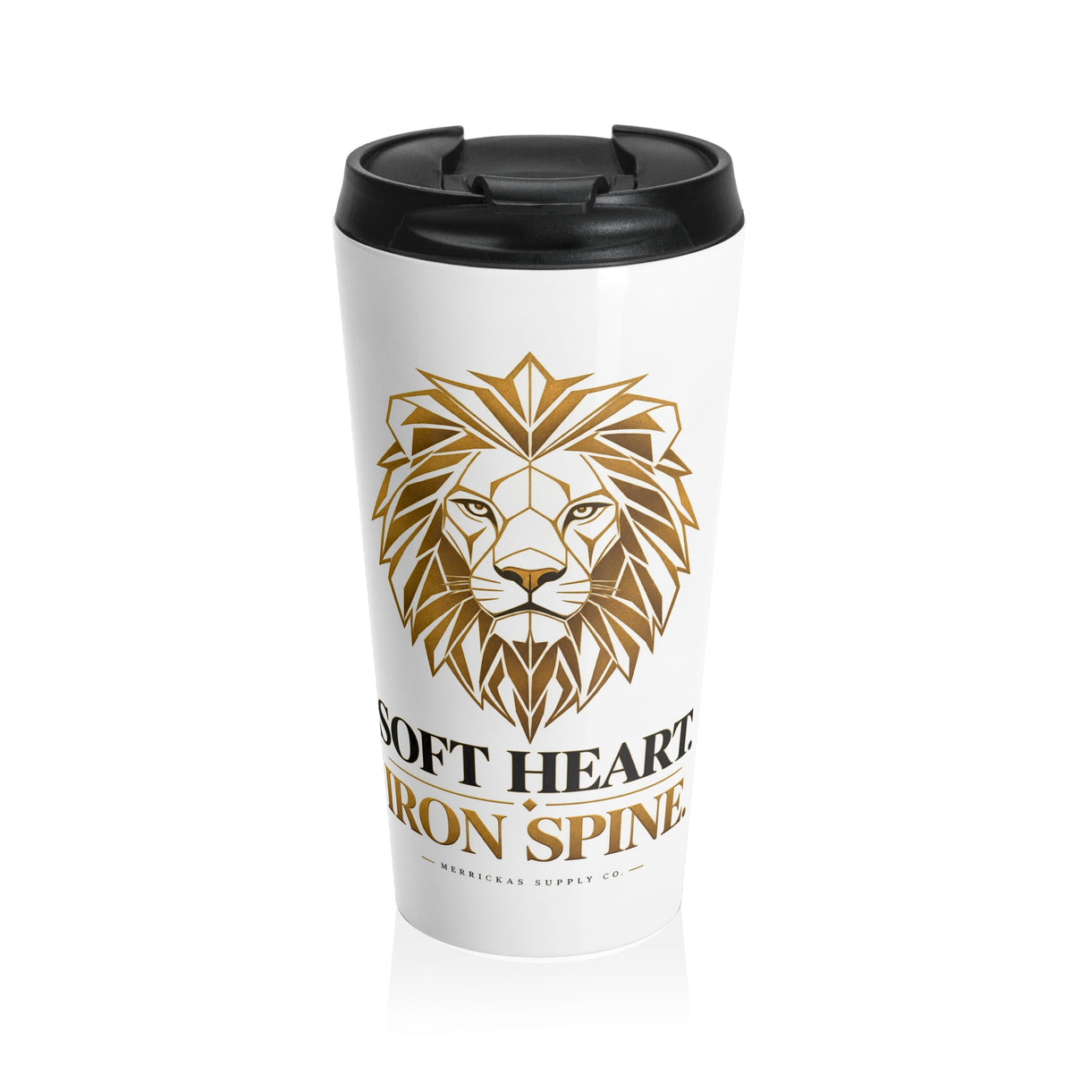 Soft Heart Iron Spine Travel Mug