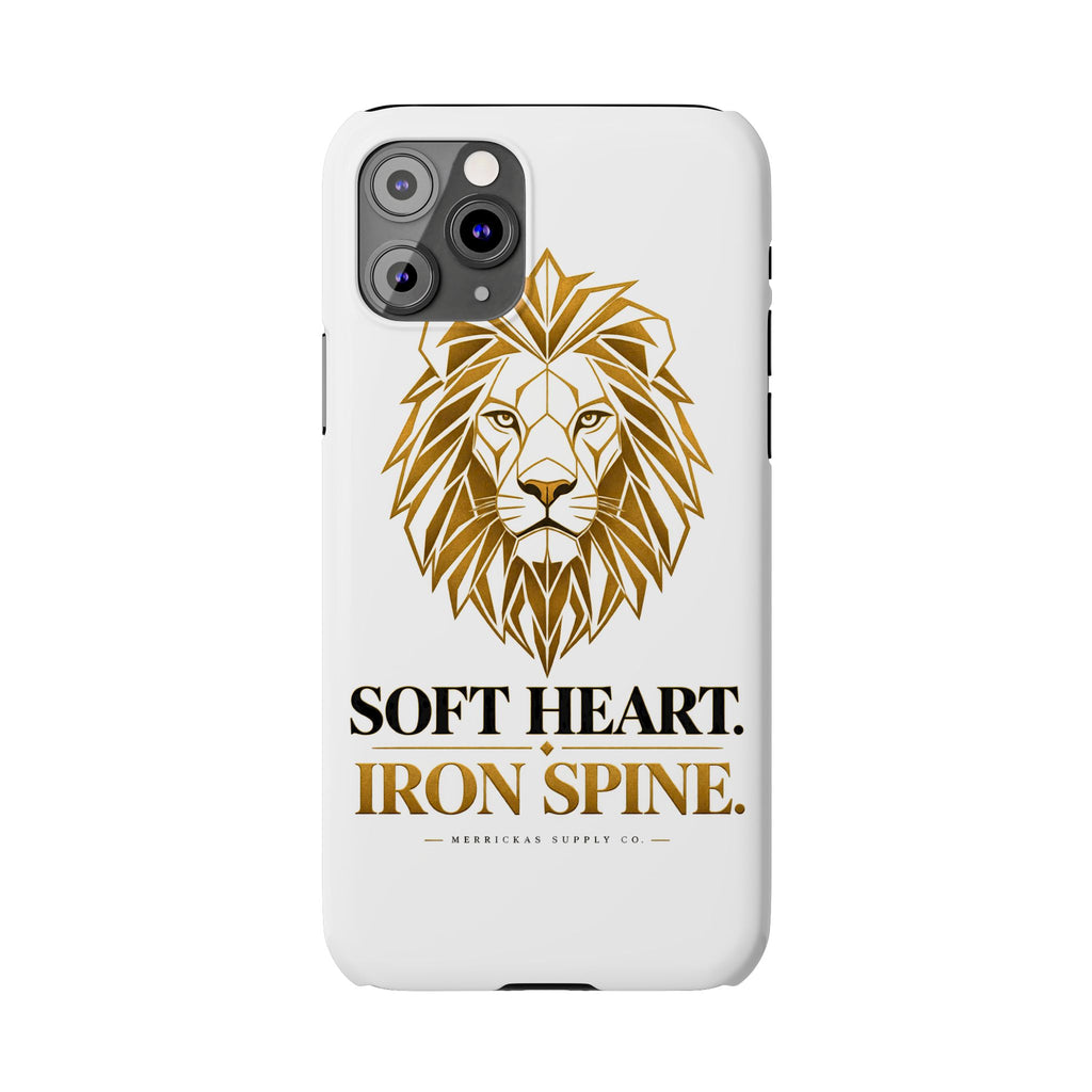 Soft Heart Iron Spine Phone Case