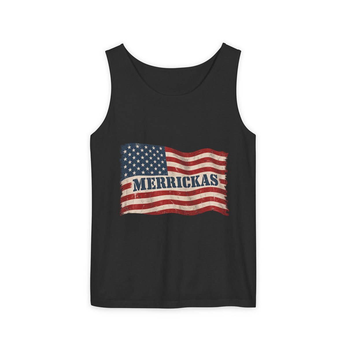 Merrickas Flag Garment-Dyed Tank