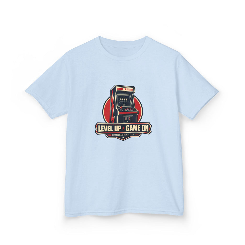 Level Up Game On Kids Tee