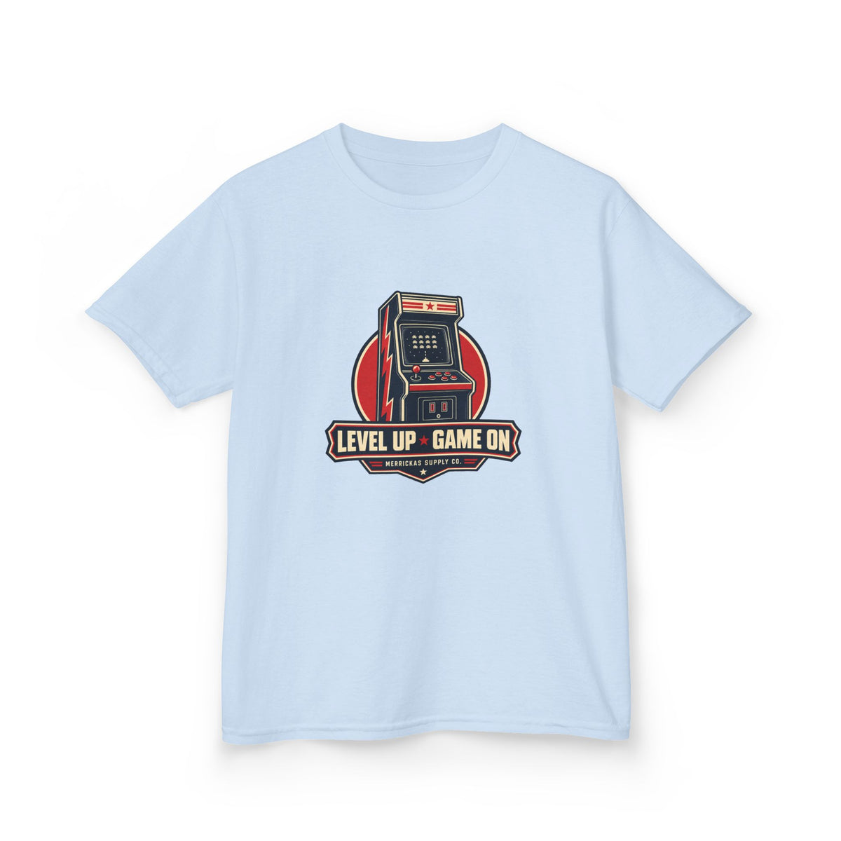 Level Up Game On Kids Tee