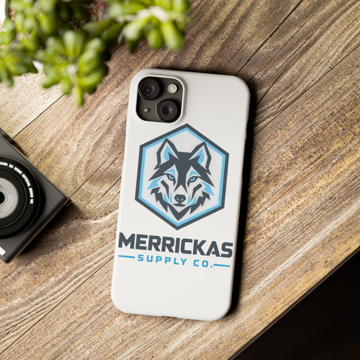 Merrickas Geo Wolf Phone Case