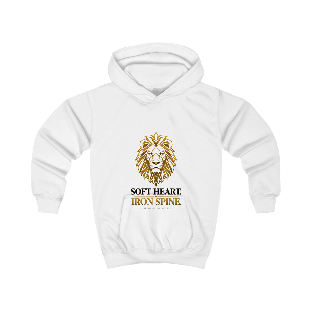 Soft Heart Iron Spine Kids' Hoodie