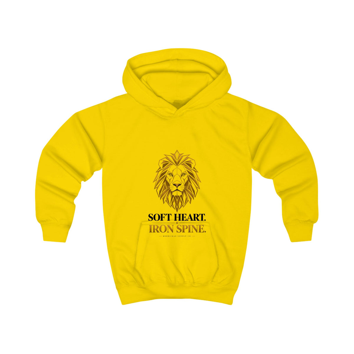 Soft Heart Iron Spine Kids' Hoodie