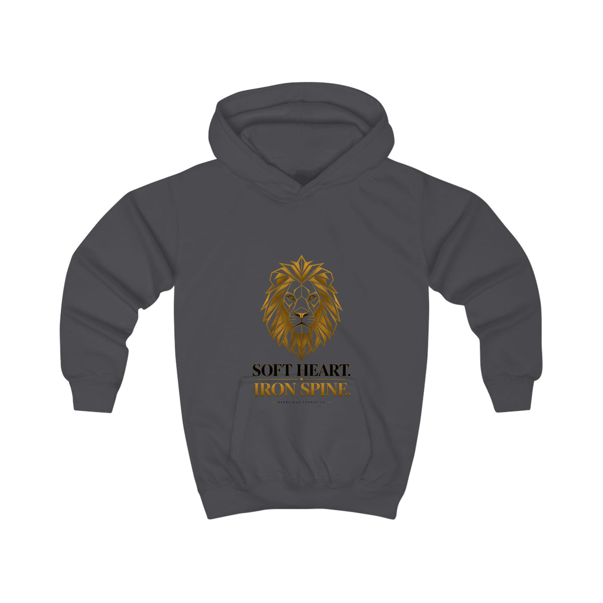 Soft Heart Iron Spine Kids' Hoodie