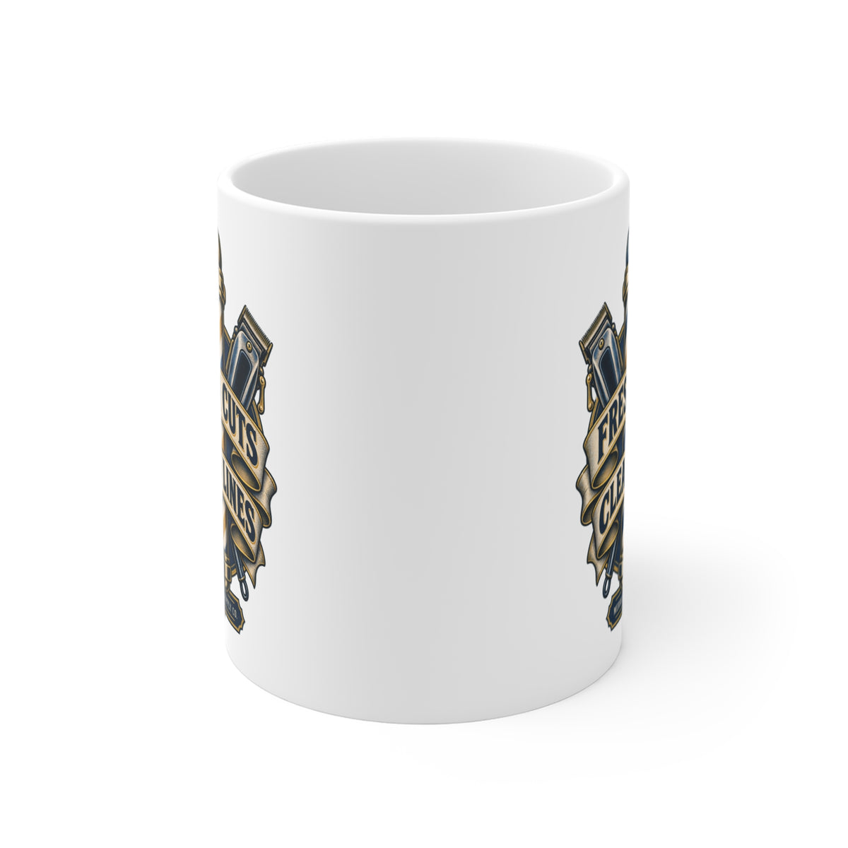 Fresh Cuts Clean Lines Coffee Mug 11oz