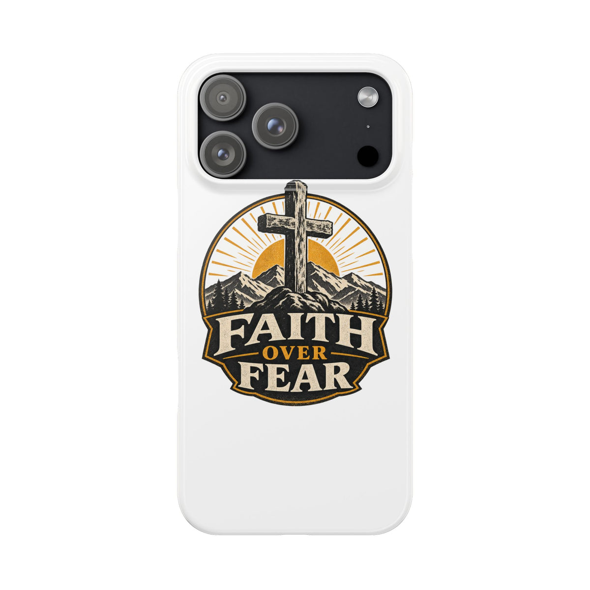 Faith Over Fear Phone Case