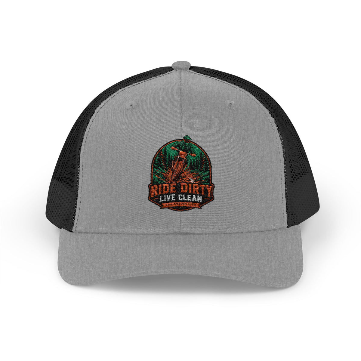 Ride Dirty Live Clean Snapback Trucker Hat