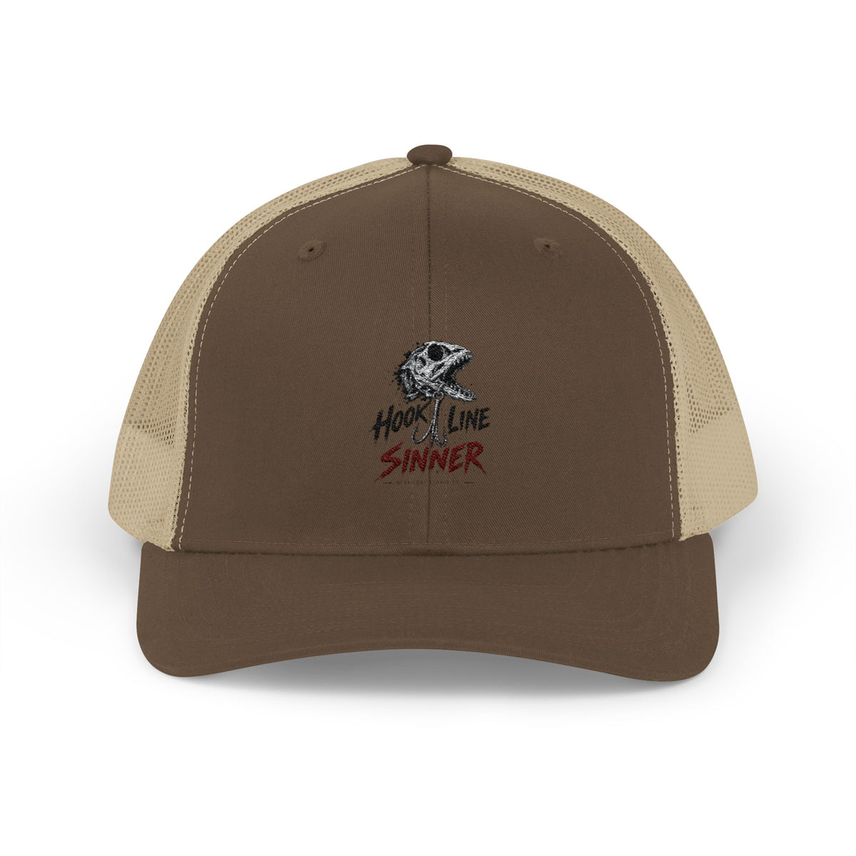 Hook Line Sinner Snapback Trucker Cap