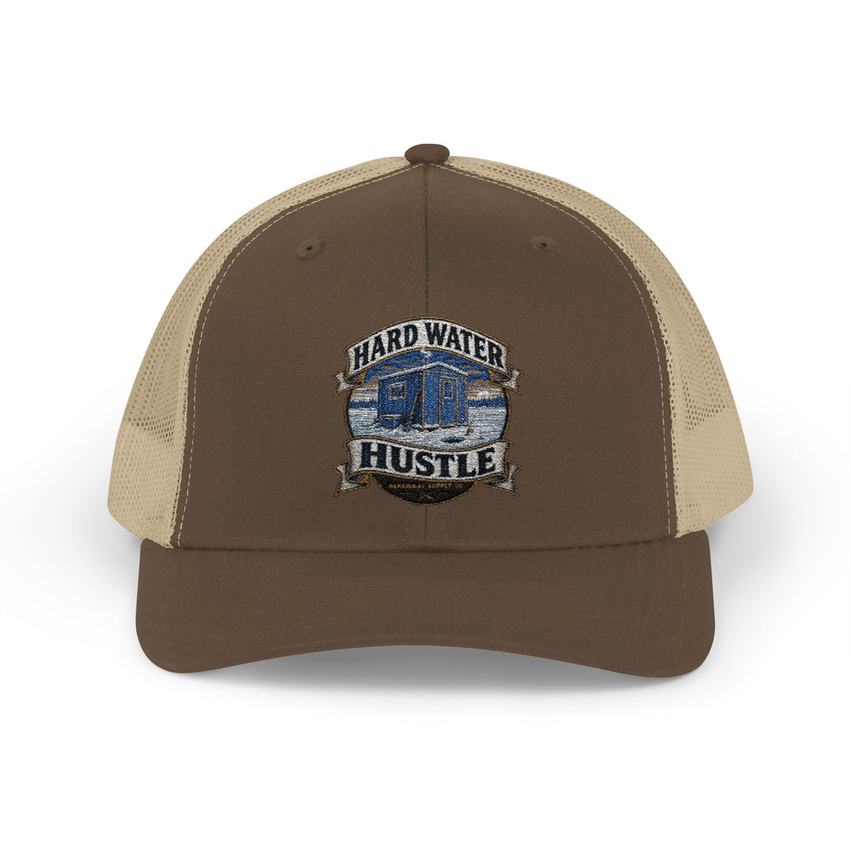 Hard Water Hustle Snapback Trucker Cap