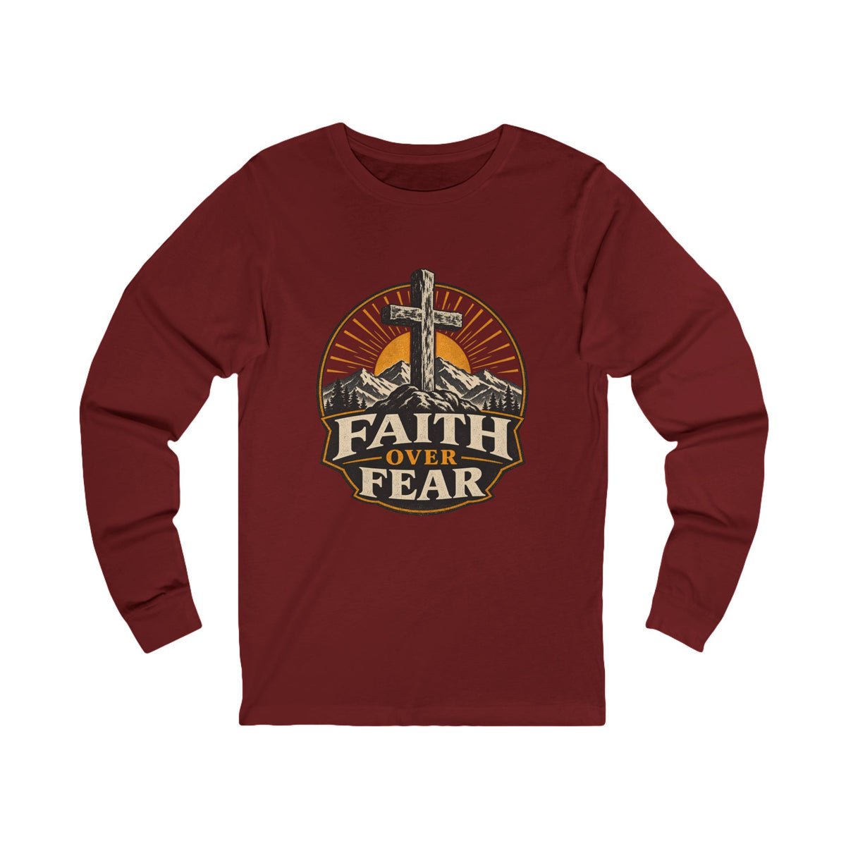 Faith Over Fear Long Sleeve Tee