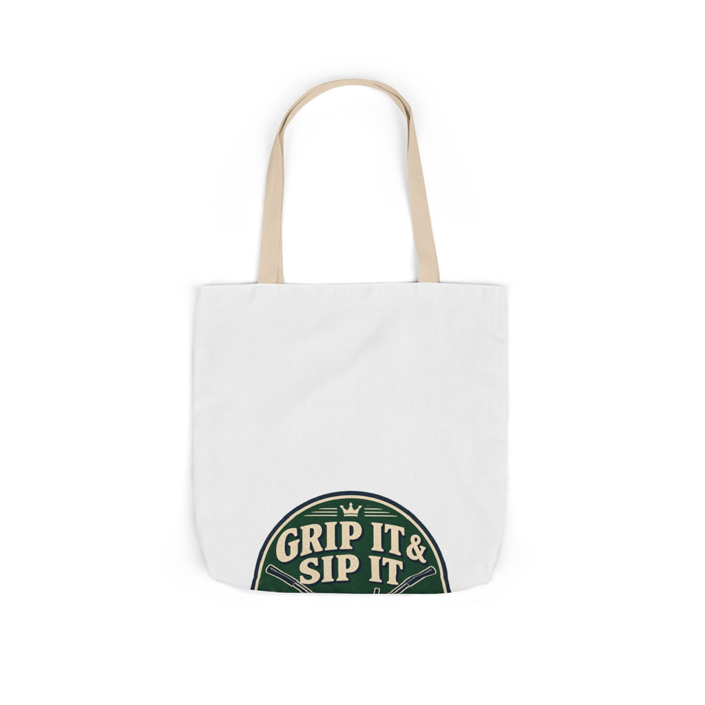 Grip It & Sip It Canvas Wall Art