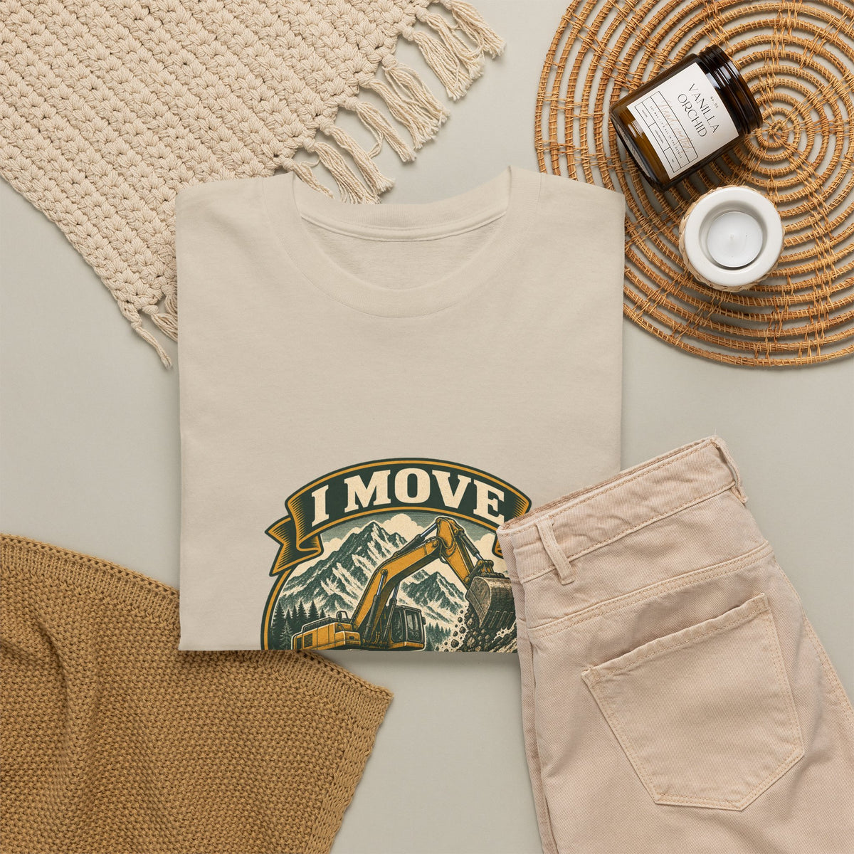 I Move Mountains For A Living Classic Tee