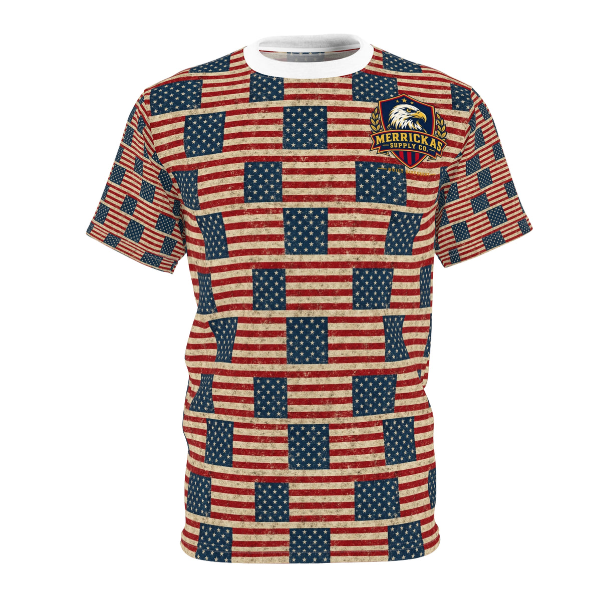 Old Glory Full-Print All-Over Print Tee