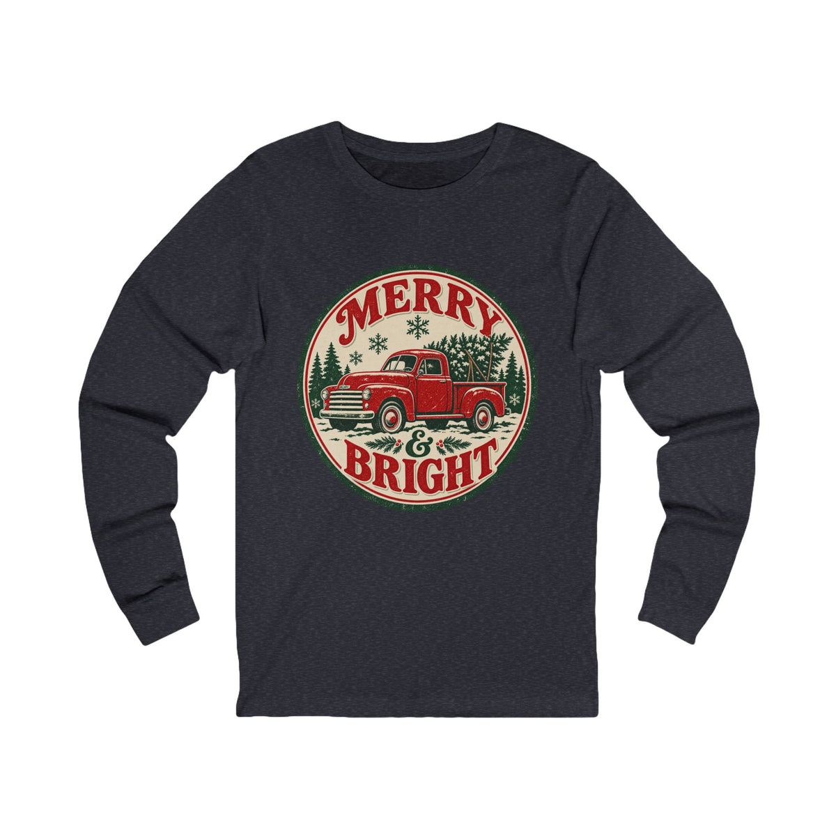 Merry & Bright Long Sleeve Tee