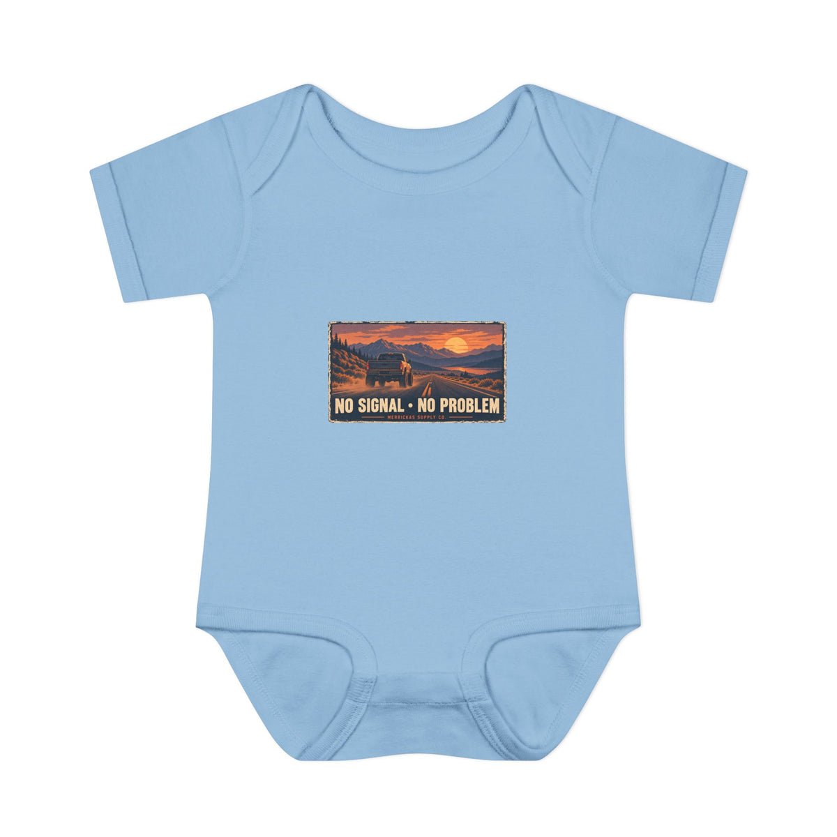 No Signal No Problem Baby Onesie