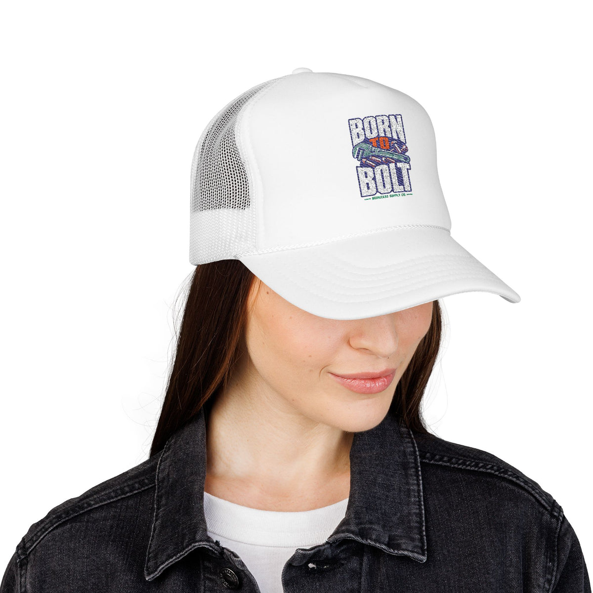 Born To Bolt Foam Trucker Hat