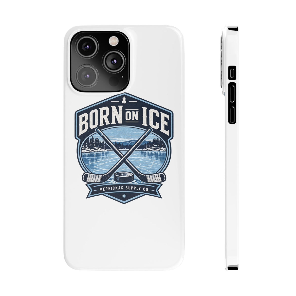 Born On Ice Phone Case