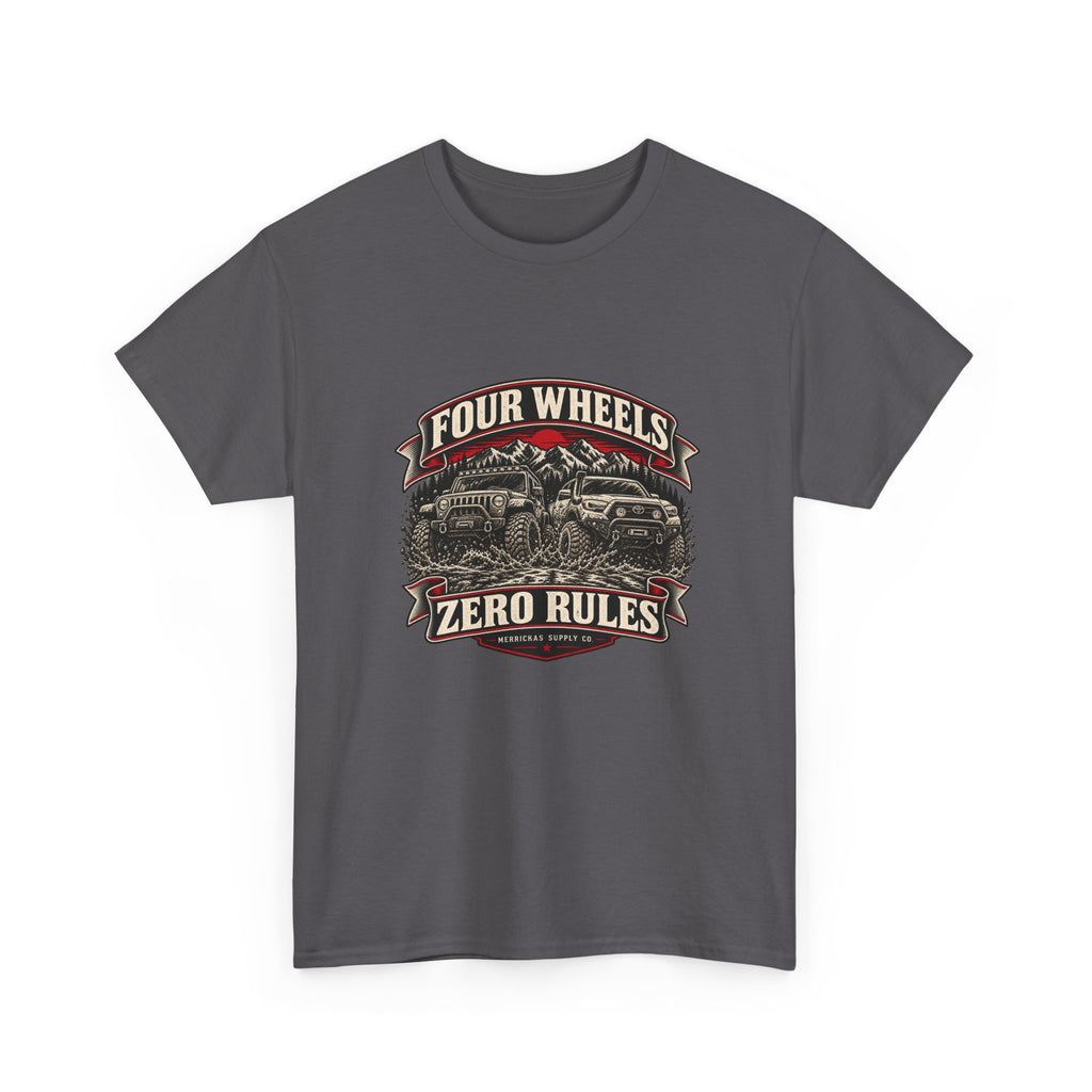 Four Wheels Zero Rules Classic Tee