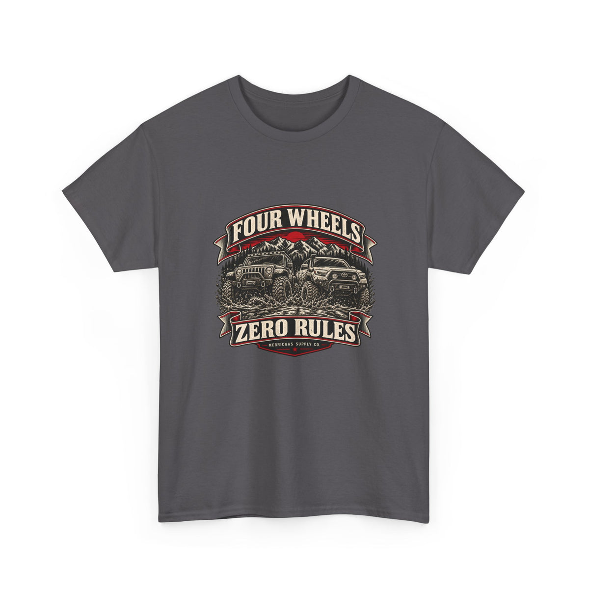 Four Wheels Zero Rules Classic Tee